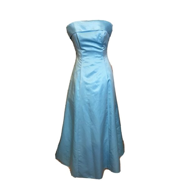 VinatagY2K 90's Urban Girls Teal Princess Prom dress 3/4 Breakfast At Tiffany's - Picture 1 of 12